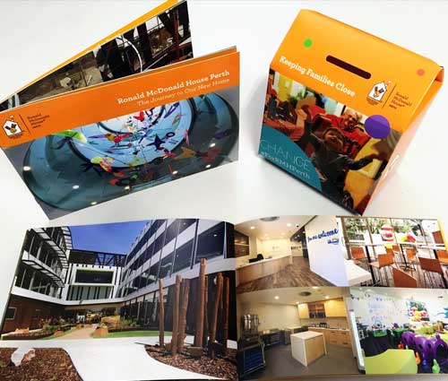 RMH Printed Booklets and Collection Boxes – G Force Printing Perth
